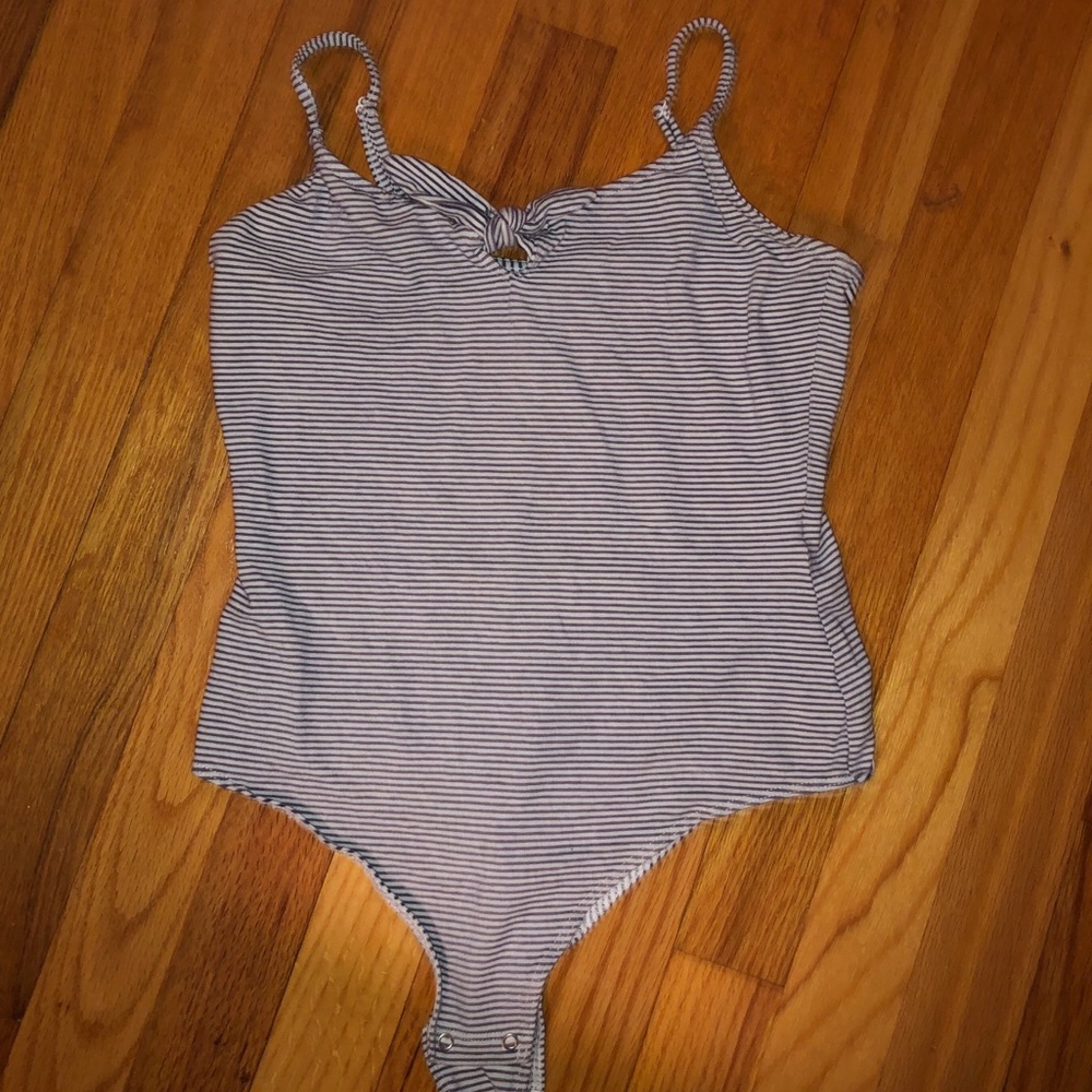 Stripped Bodysuit